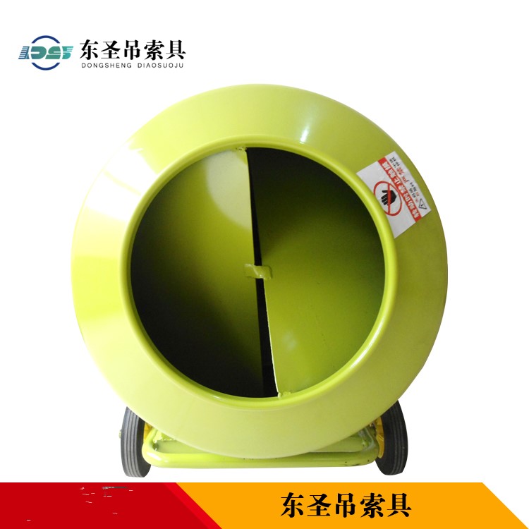 地式正反轉自動卸料小型攪拌機正面特寫--河北東圣吊索具制造有限公司--小型攪拌機|石材夾具|液壓堆高車|手動叉車